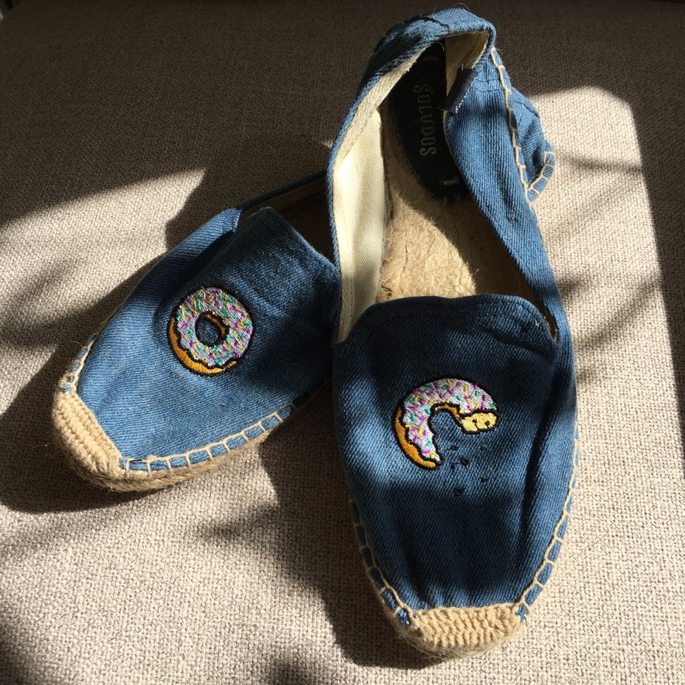Soludos donut smoking slipper espadrilles